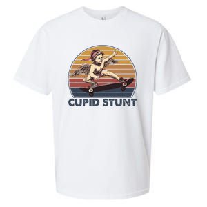 Cupid Stunt Unhinged Cringe Funny Inappropriate Embarrassing Sueded Cloud Jersey T-Shirt