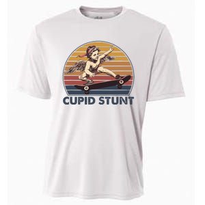 Cupid Stunt Unhinged Cringe Funny Inappropriate Embarrassing Cooling Performance Crew T-Shirt