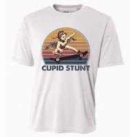 Cupid Stunt Unhinged Cringe Funny Inappropriate Embarrassing Cooling Performance Crew T-Shirt