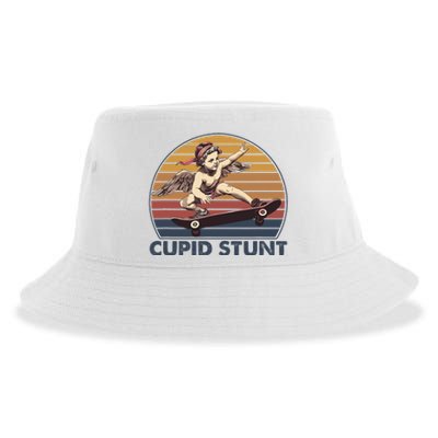 Cupid Stunt Unhinged Cringe Funny Inappropriate Embarrassing Sustainable Bucket Hat