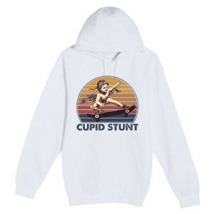 Cupid Stunt Unhinged Cringe Funny Inappropriate Embarrassing Premium Pullover Hoodie