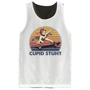 Cupid Stunt Unhinged Cringe Funny Inappropriate Embarrassing Mesh Reversible Basketball Jersey Tank