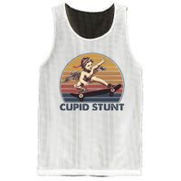 Cupid Stunt Unhinged Cringe Funny Inappropriate Embarrassing Mesh Reversible Basketball Jersey Tank