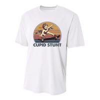 Cupid Stunt Unhinged Cringe Funny Inappropriate Embarrassing Youth Performance Sprint T-Shirt