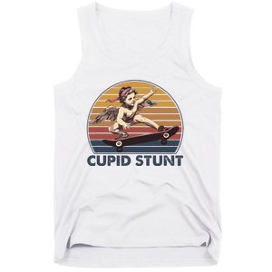 Cupid Stunt Unhinged Cringe Funny Inappropriate Embarrassing Tank Top