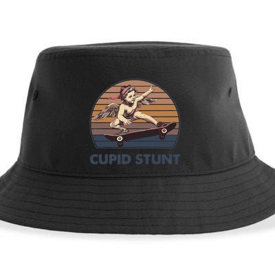 Cupid Stunt Unhinged Cringe Funny Inappropriate Embarrassing Gift Sustainable Bucket Hat