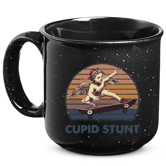 Cupid Stunt Unhinged Cringe Funny Inappropriate Embarrassing Gift 15oz Campfire Ceramic Mug