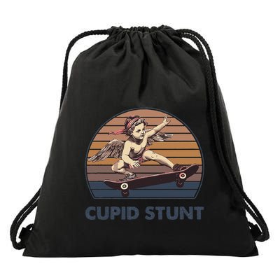 Cupid Stunt Unhinged Cringe Funny Inappropriate Embarrassing Gift Drawstring Bag