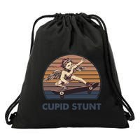 Cupid Stunt Unhinged Cringe Funny Inappropriate Embarrassing Gift Drawstring Bag