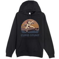 Cupid Stunt Unhinged Cringe Funny Inappropriate Embarrassing Gift Premium Pullover Hoodie