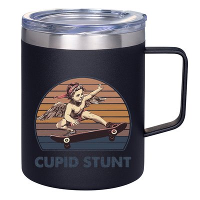 Cupid Stunt Unhinged Cringe Funny Inappropriate Embarrassing Gift 12oz Stainless Steel Coffee Mug