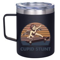 Cupid Stunt Unhinged Cringe Funny Inappropriate Embarrassing Gift 12oz Stainless Steel Coffee Mug