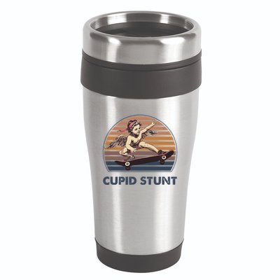 Cupid Stunt Unhinged Cringe Funny Inappropriate Embarrassing Gift 16oz Travel Tumbler