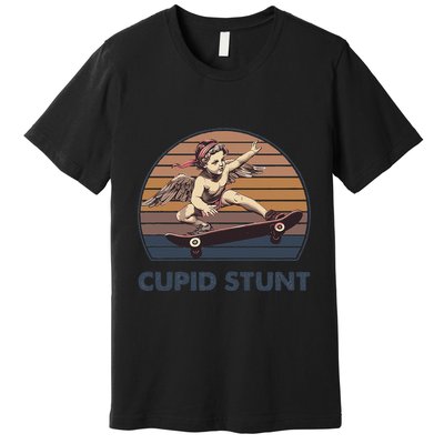 Cupid Stunt Unhinged Cringe Funny Inappropriate Embarrassing Gift Premium T-Shirt