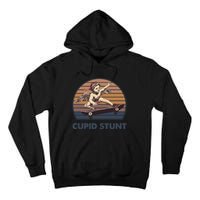 Cupid Stunt Unhinged Cringe Funny Inappropriate Embarrassing Gift Tall Hoodie
