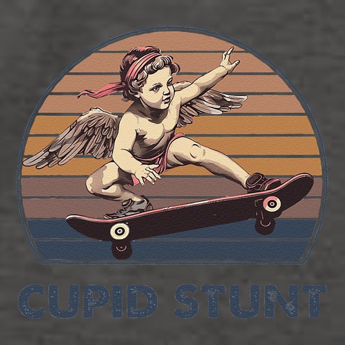 Cupid Stunt Unhinged Cringe Funny Inappropriate Embarrassing Gift Vector Backpack
