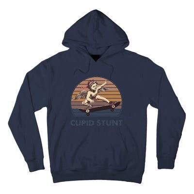 Cupid Stunt Unhinged Cringe Funny Inappropriate Embarrassing Gift Tall Hoodie