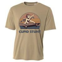 Cupid Stunt Unhinged Cringe Funny Inappropriate Embarrassing Gift Cooling Performance Crew T-Shirt