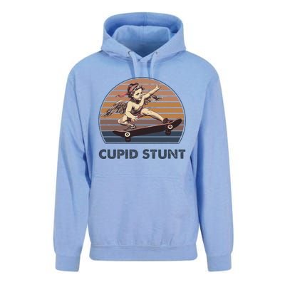 Cupid Stunt Unhinged Cringe Funny Inappropriate Embarrassing Gift Unisex Surf Hoodie