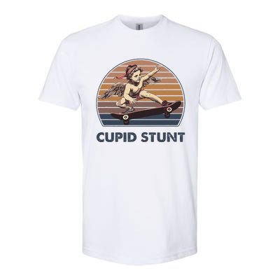 Cupid Stunt Unhinged Cringe Funny Inappropriate Embarrassing Gift Softstyle CVC T-Shirt