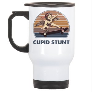 Cupid Stunt Unhinged Cringe Funny Inappropriate Embarrassing Gift Stainless Steel Travel Mug