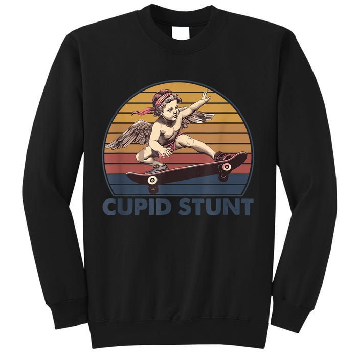 Cupid Stunt Unhinged Cringe Funny Inappropriate Sweatshirt