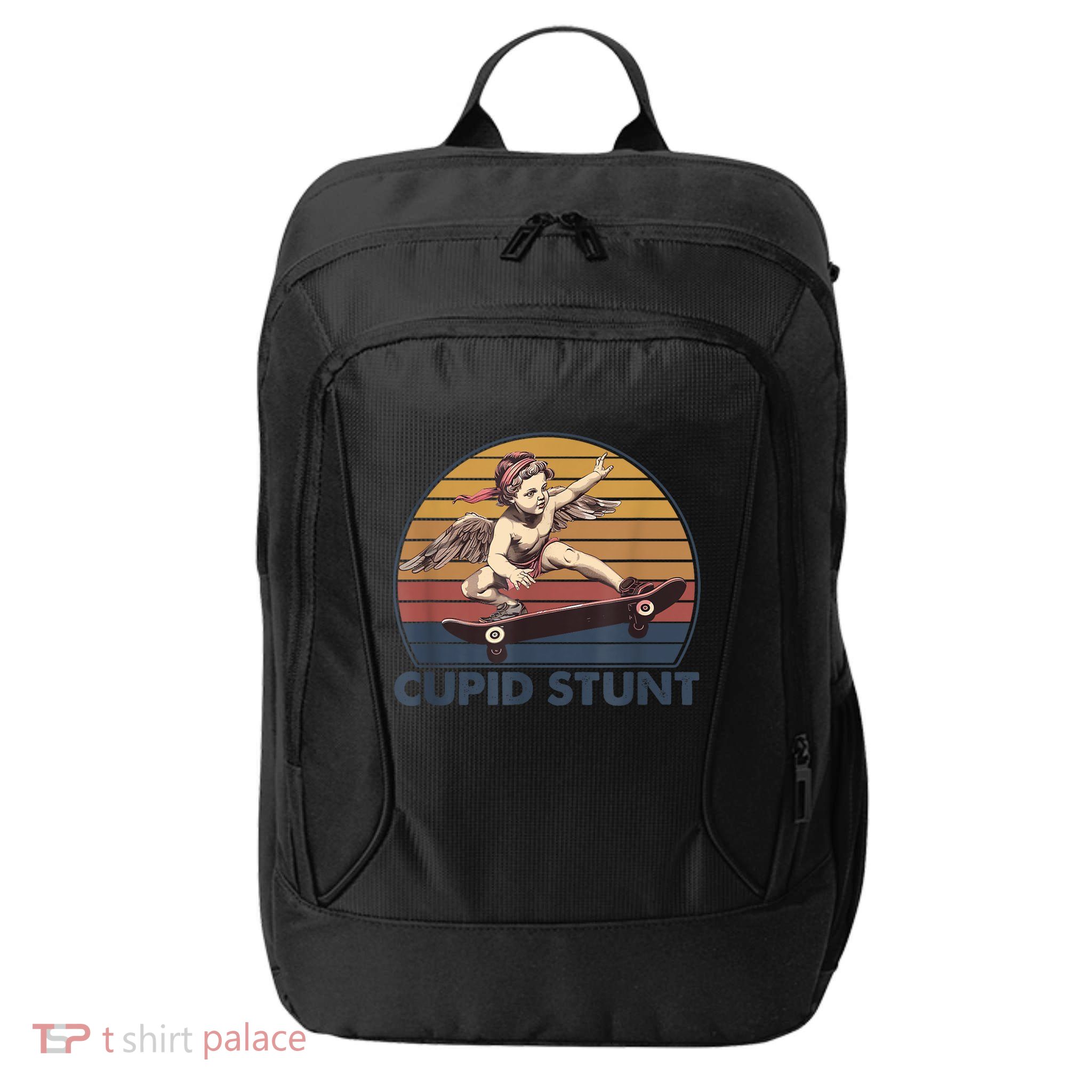 Cupid Stunt Unhinged Cringe Funny Inappropriate City Backpack