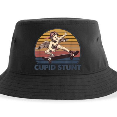Cupid Stunt Unhinged Cringe Funny Inappropriate Sustainable Bucket Hat