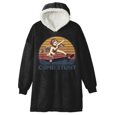 Cupid Stunt Unhinged Cringe Funny Inappropriate Hooded Wearable Blanket