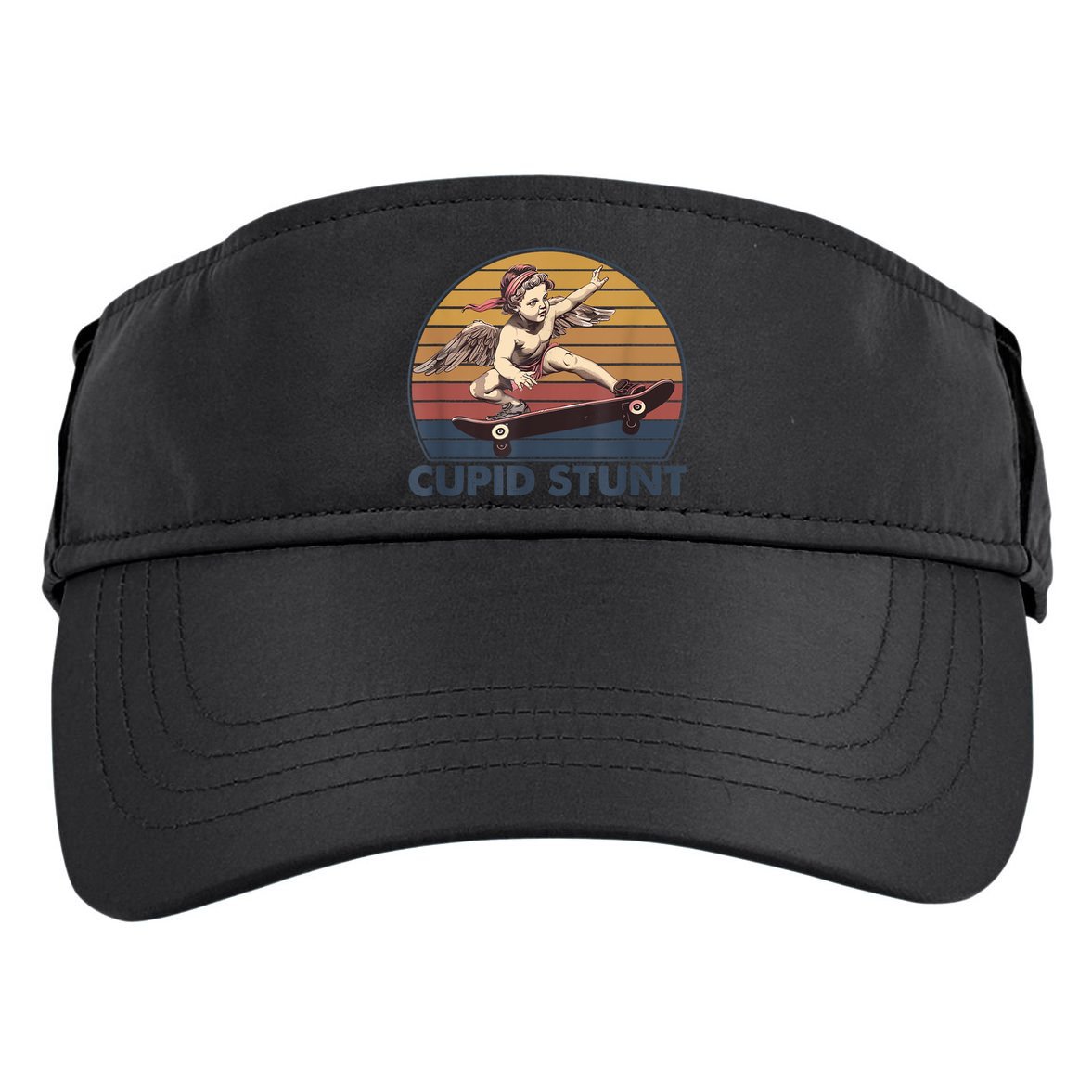 Cupid Stunt Unhinged Cringe Funny Inappropriate Adult Drive Performance Visor