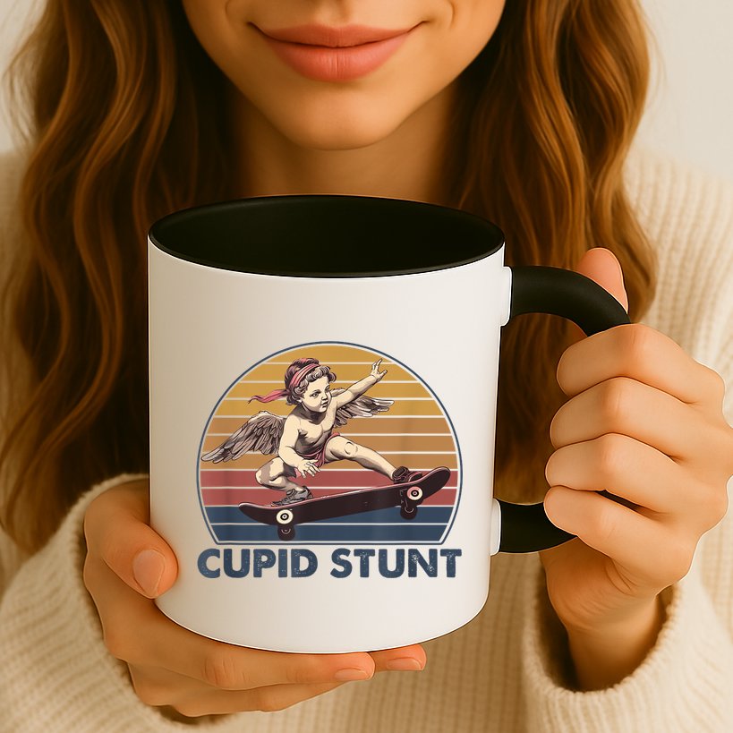 Cupid Stunt Unhinged Cringe Funny Inappropriate Mug
