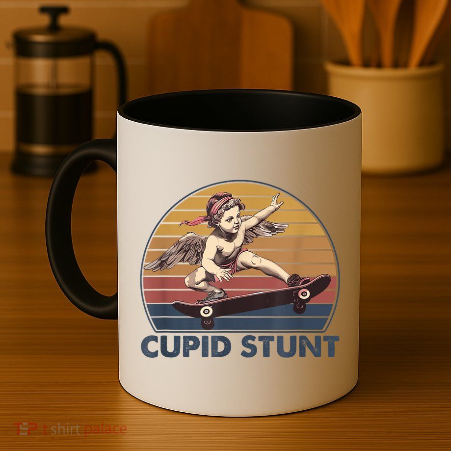 Cupid Stunt Unhinged Cringe Funny Inappropriate Mug