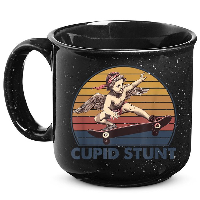 Cupid Stunt Unhinged Cringe Funny Inappropriate 15oz Campfire Ceramic Mug