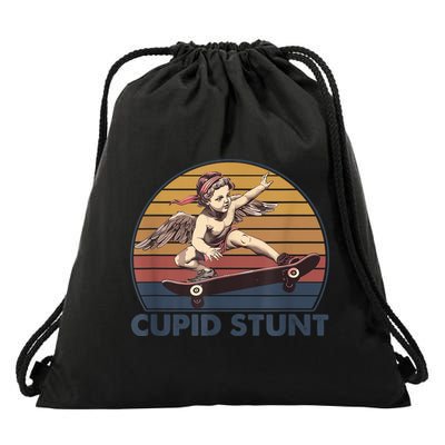 Cupid Stunt Unhinged Cringe Funny Inappropriate Drawstring Bag