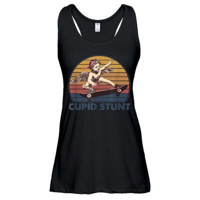 Cupid Stunt Unhinged Cringe Funny Inappropriate Ladies Essential Flowy Tank