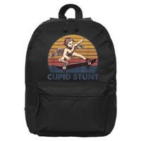 Cupid Stunt Unhinged Cringe Funny Inappropriate 16 in Basic Backpack