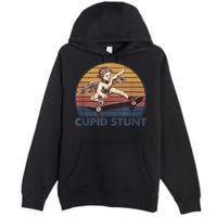 Cupid Stunt Unhinged Cringe Funny Inappropriate Premium Pullover Hoodie