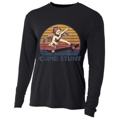 Cupid Stunt Unhinged Cringe Funny Inappropriate Cooling Performance Long Sleeve Crew