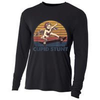 Cupid Stunt Unhinged Cringe Funny Inappropriate Cooling Performance Long Sleeve Crew