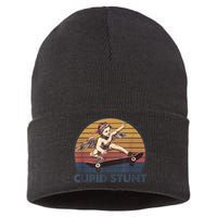 Cupid Stunt Unhinged Cringe Funny Inappropriate Sustainable Knit Beanie