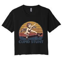 Cupid Stunt Unhinged Cringe Funny Inappropriate Crop Top