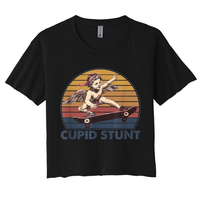 Cupid Stunt Unhinged Cringe Funny Inappropriate Crop Top