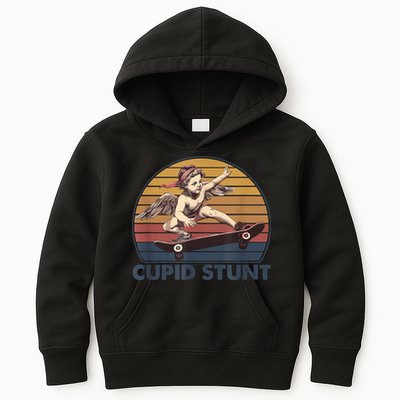 Cupid Stunt Unhinged Cringe Funny Inappropriate Kids Hoodie