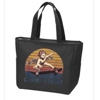 Cupid Stunt Unhinged Cringe Funny Inappropriate Zip Tote Bag