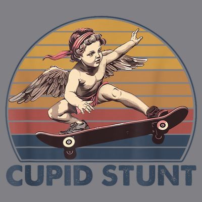 Cupid Stunt Unhinged Cringe Funny Inappropriate T-Shirt