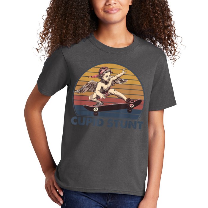 Cupid Stunt Unhinged Cringe Funny Inappropriate Kids T-Shirt
