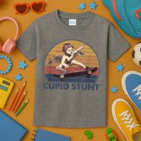 Cupid Stunt Unhinged Cringe Funny Inappropriate Kids T-Shirt