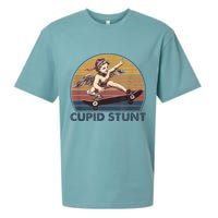 Cupid Stunt Unhinged Cringe Funny Inappropriate Sueded Cloud Jersey T-Shirt