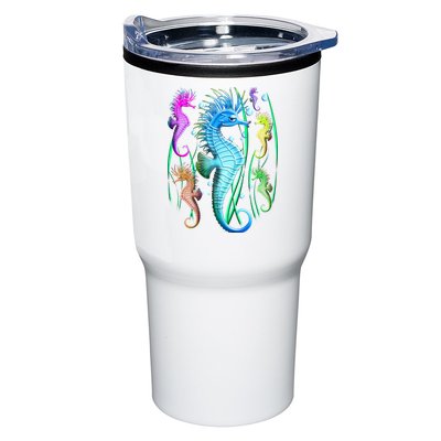 Colorful Seahorses Underwater Tumbler