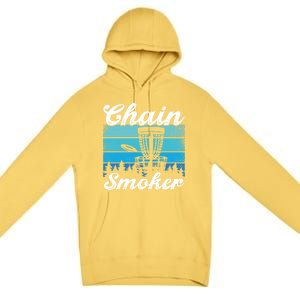 Chain Smoker Ultimate Frisbee Gift Premium Pullover Hoodie